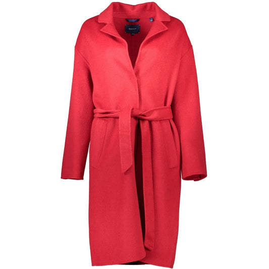 Gant Red Wool Jackets &amp; Coat