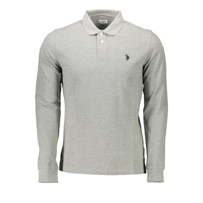 Polo gris en coton US POLO ASSN.