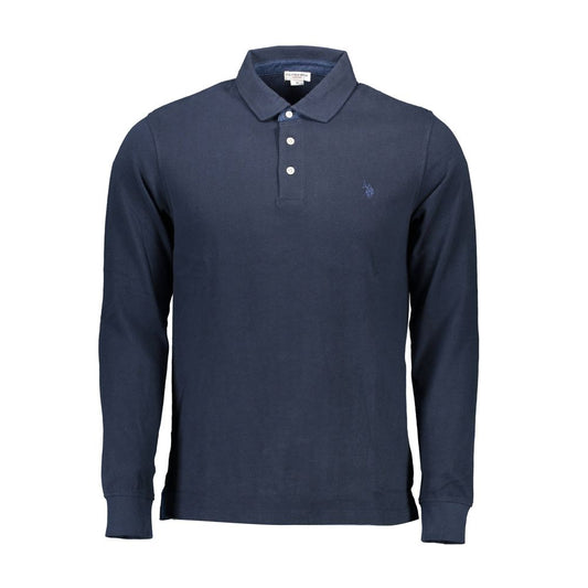 Polo bleu en coton US POLO ASSN.