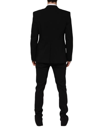 Costume 2 pièces droit noir MARTINI de Dolce &amp; Gabbana