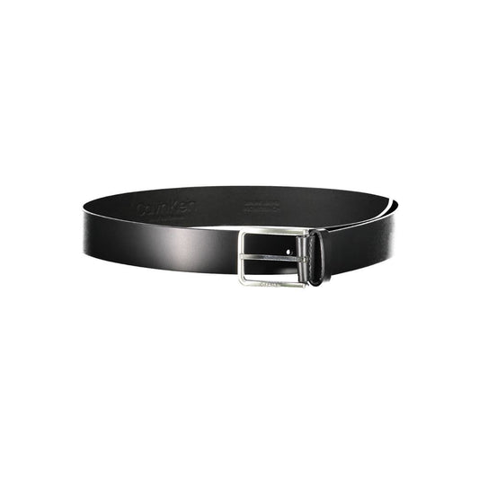 Ceinture en cuir noir Calvin Klein