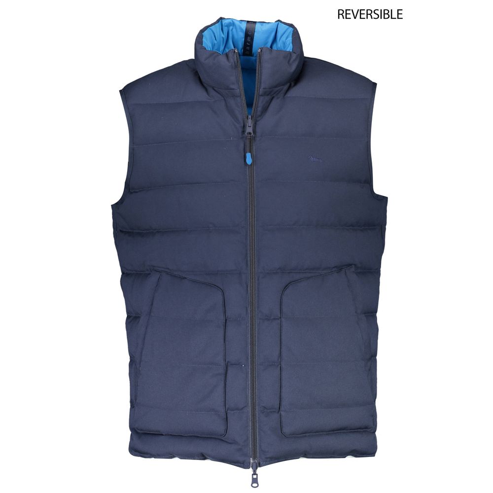 Harmont &amp; Blaine Blue Polyester Jacket