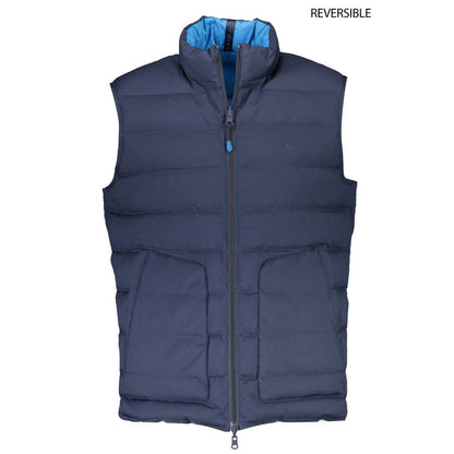 Harmont &amp; Blaine Blue Polyester Jacket