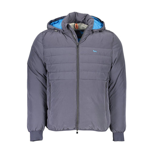 Harmont &amp; Blaine Blue Polyester Jacket