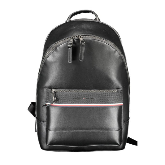 Sac à dos en polyester noir Tommy Hilfiger