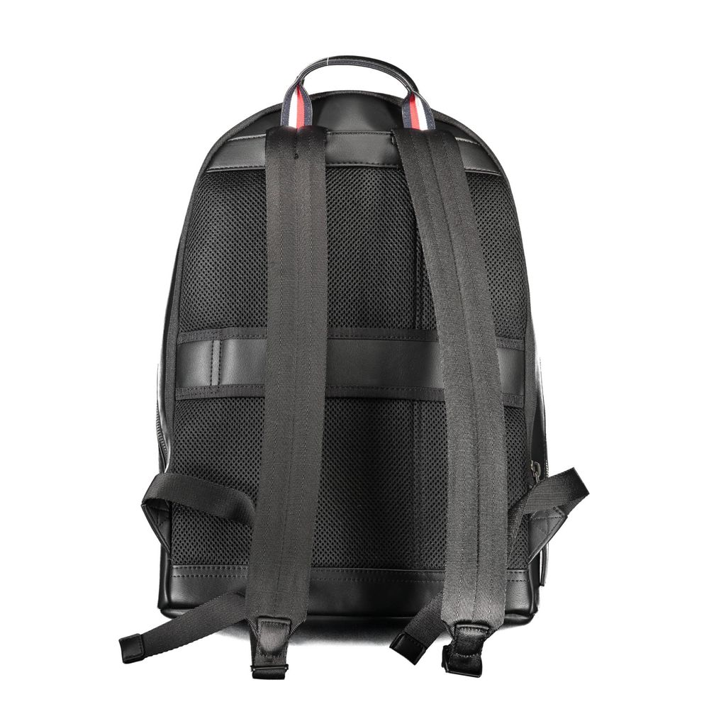 Sac à dos en polyester noir Tommy Hilfiger