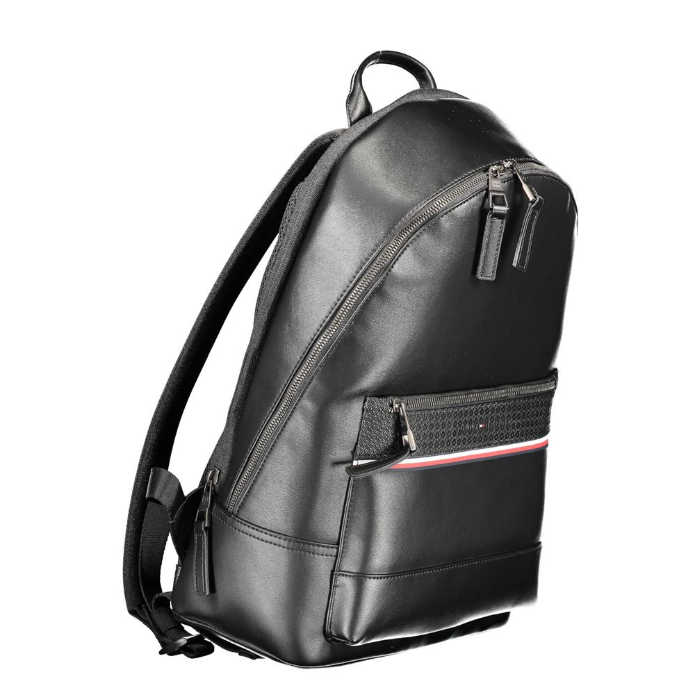 Sac à dos en polyester noir Tommy Hilfiger