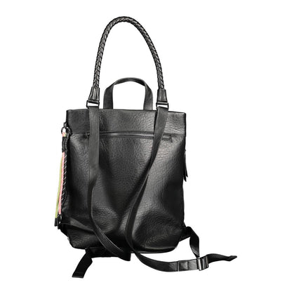 Sac à dos en polyéthylène noir Desigual