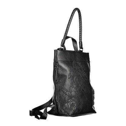Sac à dos en polyéthylène noir Desigual