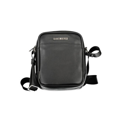 Sac à bandoulière en polyéthylène noir Bikkembergs