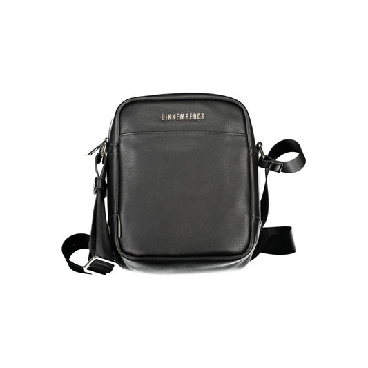 Sac à bandoulière en polyéthylène noir Bikkembergs