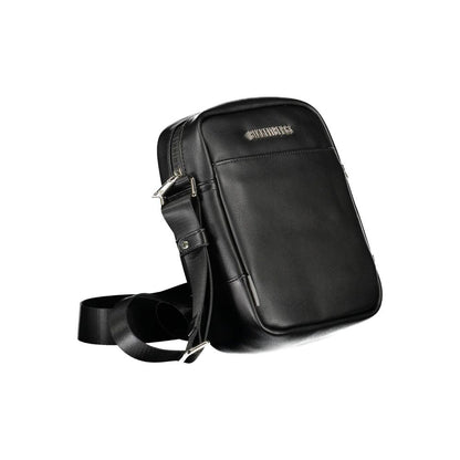 Sac à bandoulière en polyéthylène noir Bikkembergs