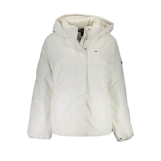 Tommy Hilfiger White Polyamide Jackets &amp; Coat