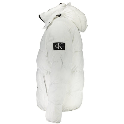 Calvin Klein White Polyester Jacket