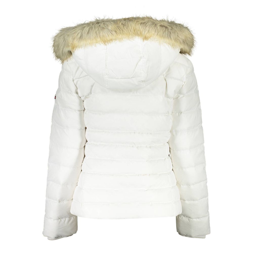 Tommy Hilfiger White Polyester Jackets &amp; Coat