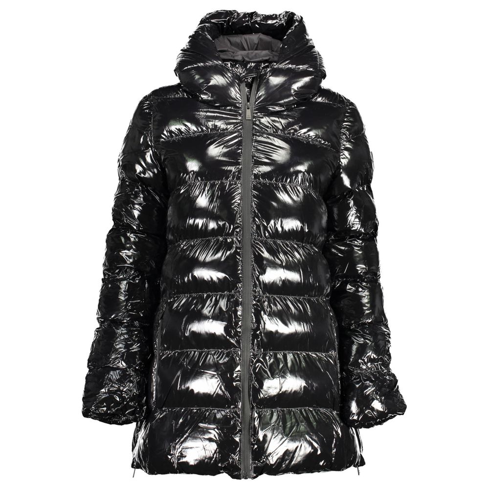 US POLO ASSN. Black Polyester Jackets &amp; Coat