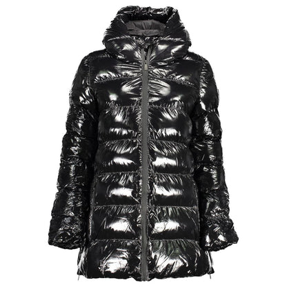 US POLO ASSN. Black Polyester Jackets &amp; Coat
