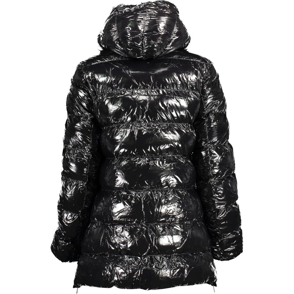 US POLO ASSN. Black Polyester Jackets &amp; Coat