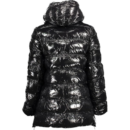 US POLO ASSN. Black Polyester Jackets &amp; Coat