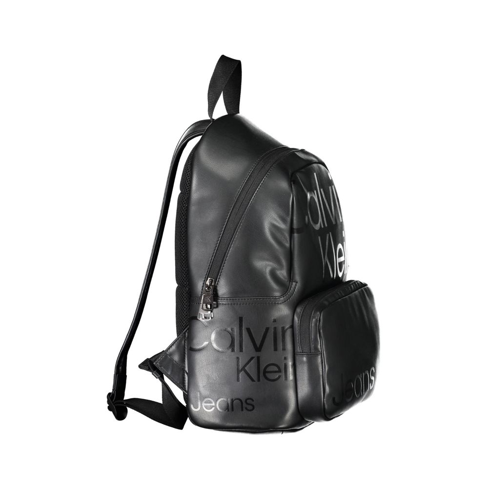 Sac à dos en polyéthylène noir Calvin Klein