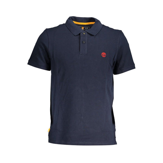 Polo en coton bleu Timberland