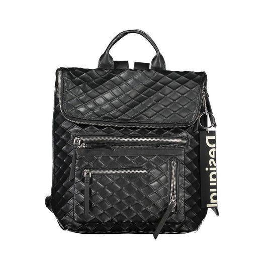 Sac à dos en polyéthylène noir Desigual