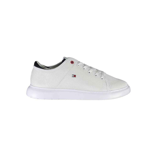 Tommy Hilfiger White Polyester Sneaker