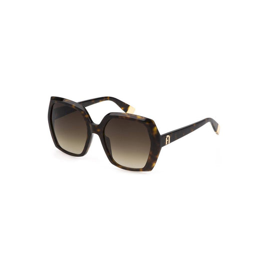 Furla Brown Acetate Women Sunglasses