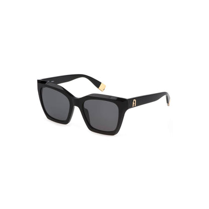 Furla Black Acetate Women Sunglasses
