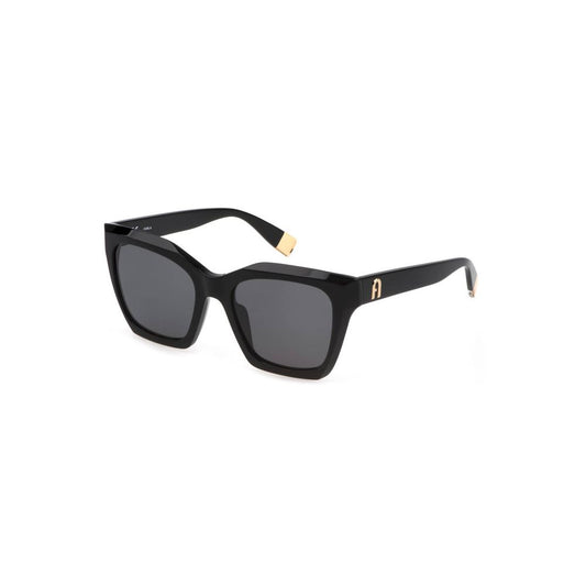 Furla Black Acetate Women Sunglasses