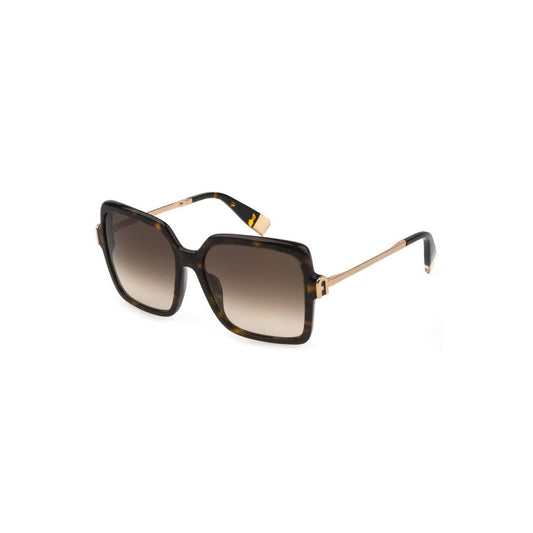 Furla Brown Acetate Women Sunglasses