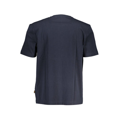 T-shirt en coton bleu Hugo Boss