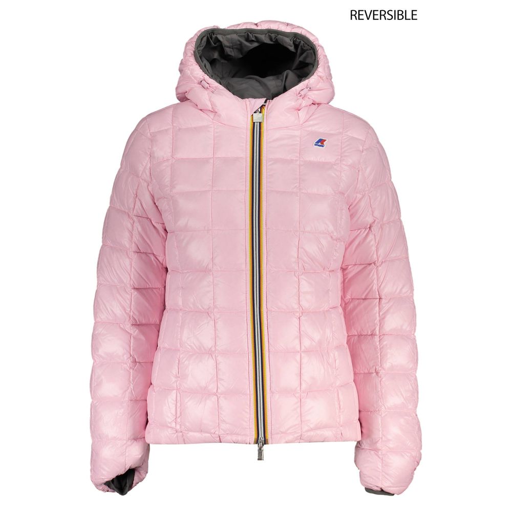 K-WAY Gray Polyamide Jackets &amp; Coat