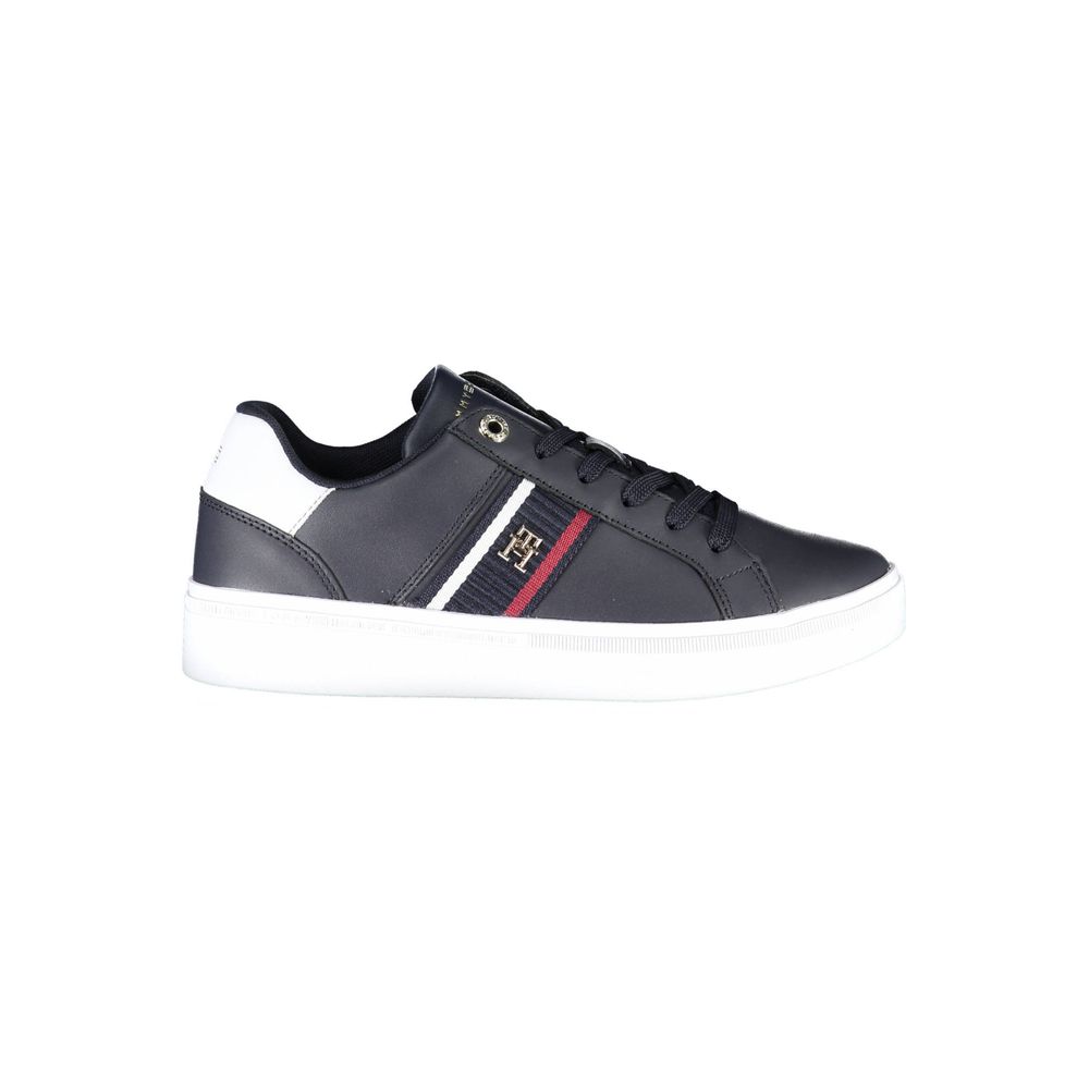 Tommy Hilfiger Blue Polyester Sneaker by Tommy Hilfiger