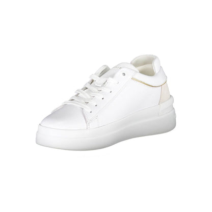 Tommy Hilfiger White Polyester Sneaker by Tommy Hilfiger