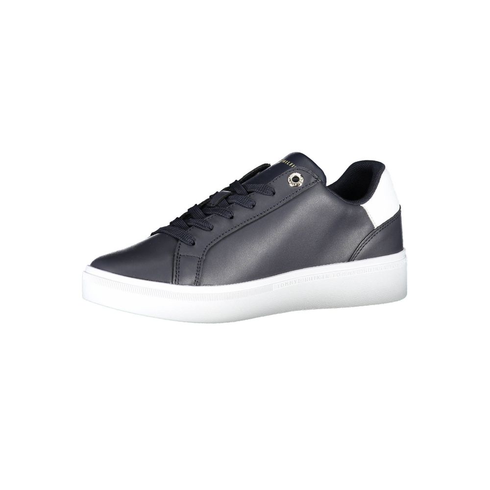Tommy Hilfiger Blue Polyester Sneaker by Tommy Hilfiger