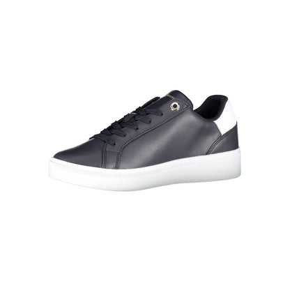 Tommy Hilfiger Blue Polyester Sneaker by Tommy Hilfiger