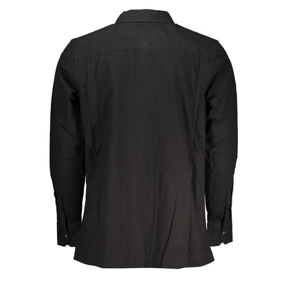 Calvin Klein Black Cotton Shirt by Calvin Klein