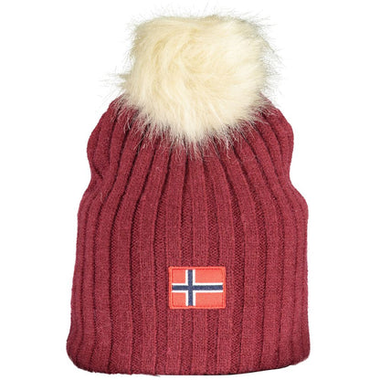 Casquette en polyester violet Norvège 1963
