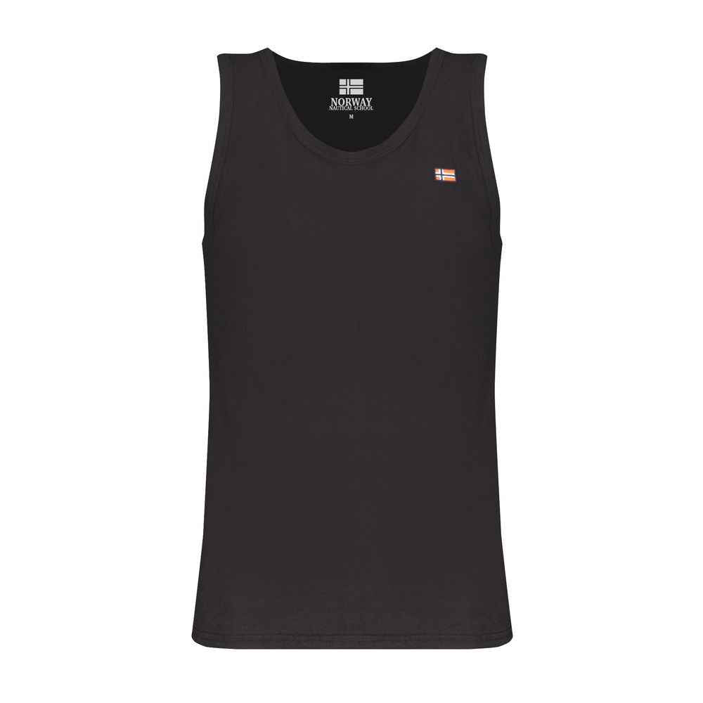 Norway 1963 Cotton Tank Top Men Black Luxury Edition