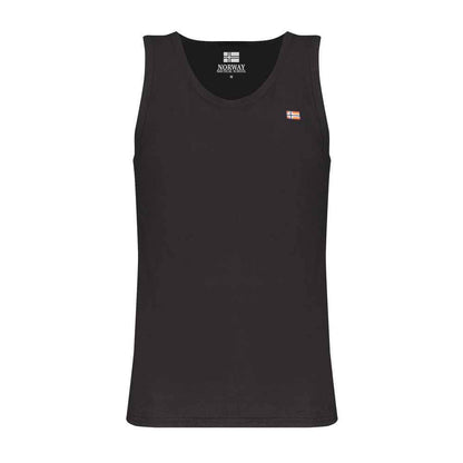 Norway 1963 Cotton Tank Top Men Black Luxury Edition