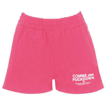 Short en coton rose Comme des Garçons Fuckdown