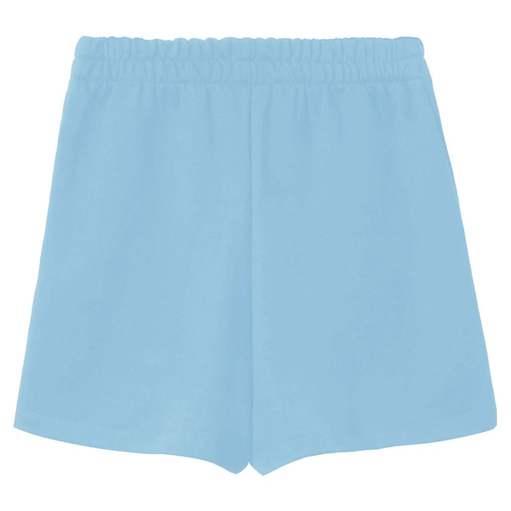Short en coton bleu Comme des Garçons Fuckdown