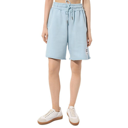 Short en coton bleu Comme des Garçons Fuckdown