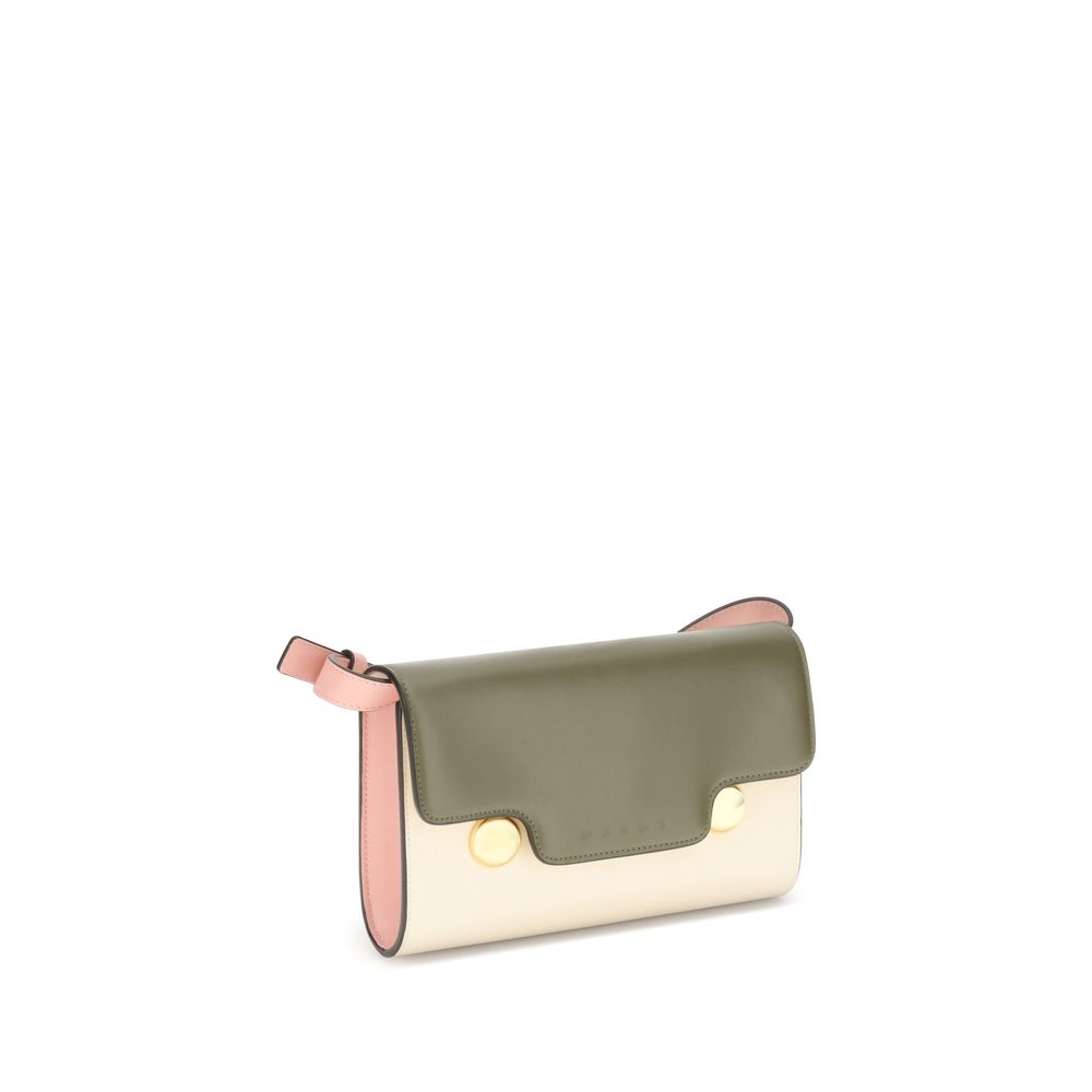 Marni Trunkaroo Leather Shoulder Bag Modern Craftsmanship