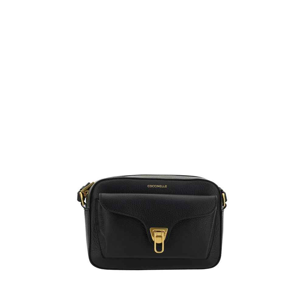 Coccinelle Beat Soft Shoulder Bag Calfskin Garnet Leather