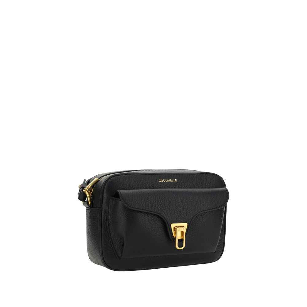 Coccinelle Beat Soft Shoulder Bag Calfskin Garnet Leather