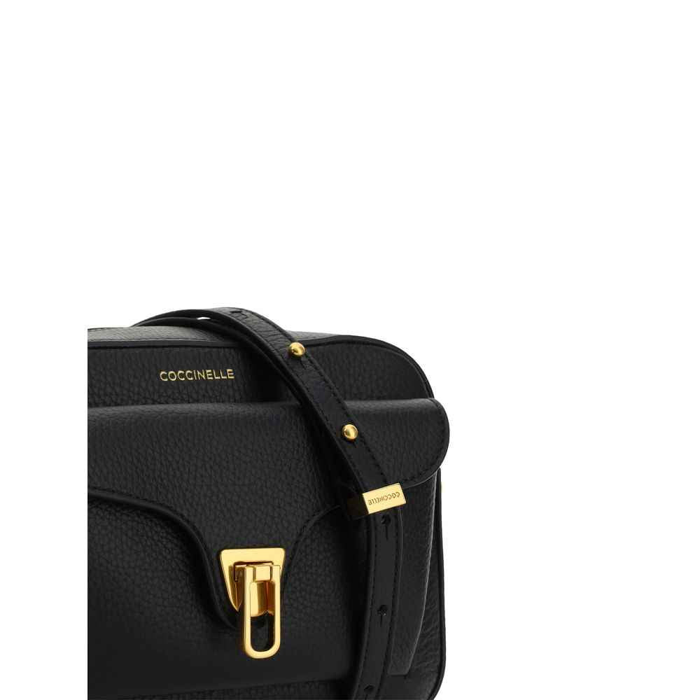 Coccinelle Beat Soft Shoulder Bag Calfskin Garnet Leather