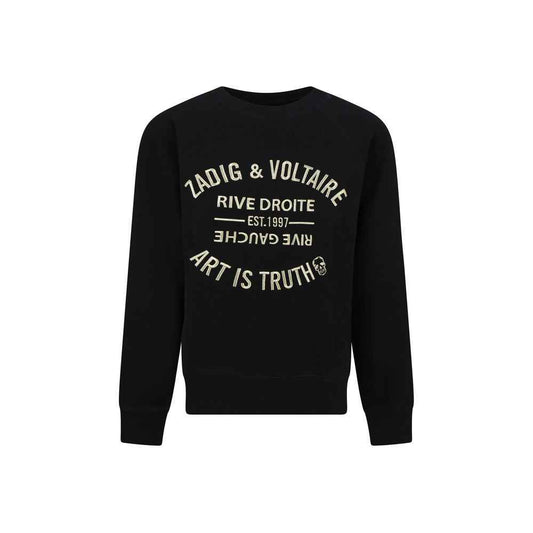 Zadig Voltaire Sweatshirt 100 Percent Cotton Monochrome