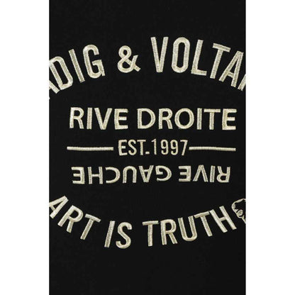 Zadig Voltaire Sweatshirt 100 Percent Cotton Monochrome